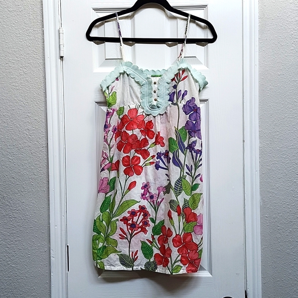 Anthropologie Eloise Floral Mini Dress, Size XS